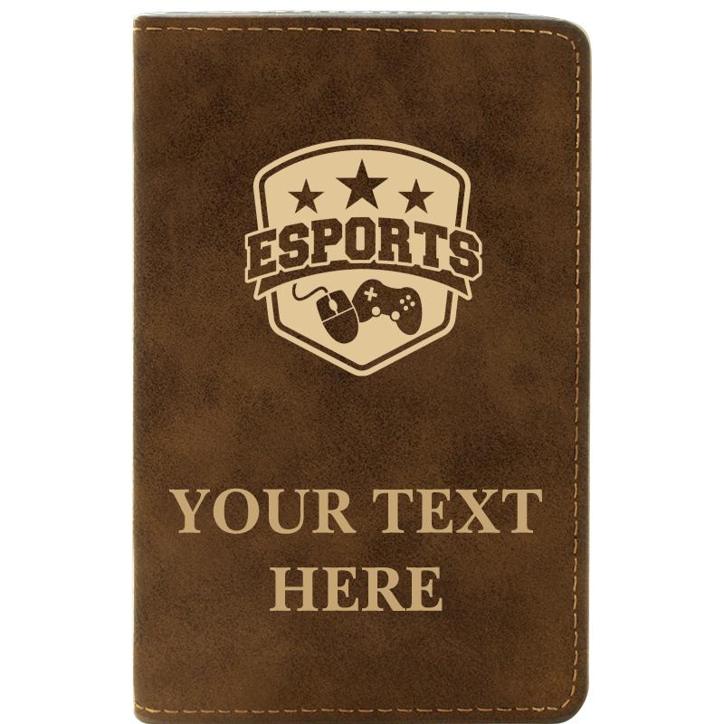 LEATHER WINE SET RUSTIC 2 PC