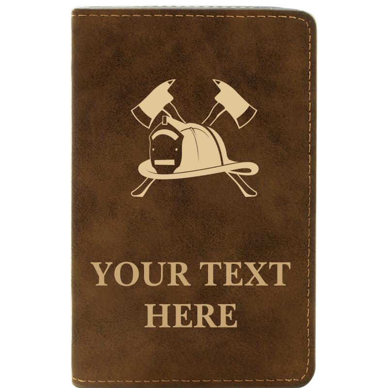 LEATHER WINE SET RUSTIC 2 PC