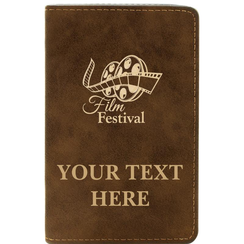 LEATHER WINE SET RUSTIC 2 PC