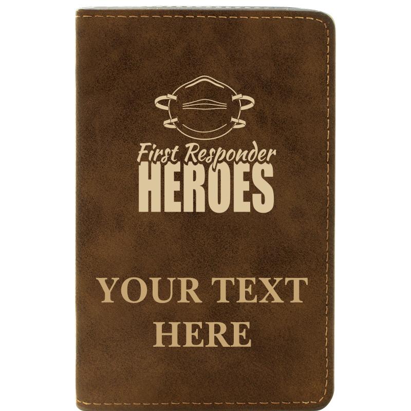 LEATHER WINE SET RUSTIC 2 PC