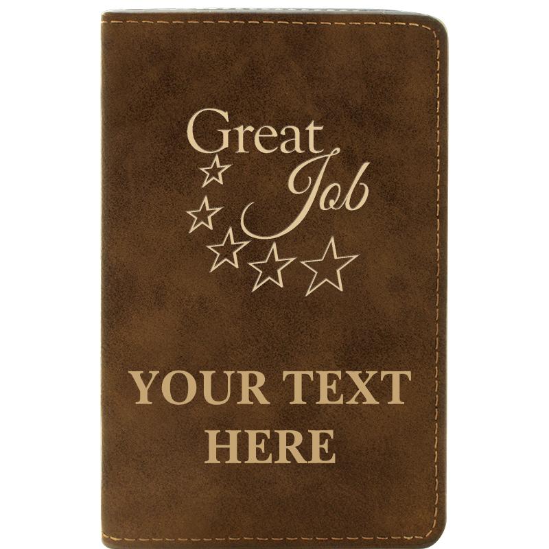 LEATHER WINE SET RUSTIC 2 PC