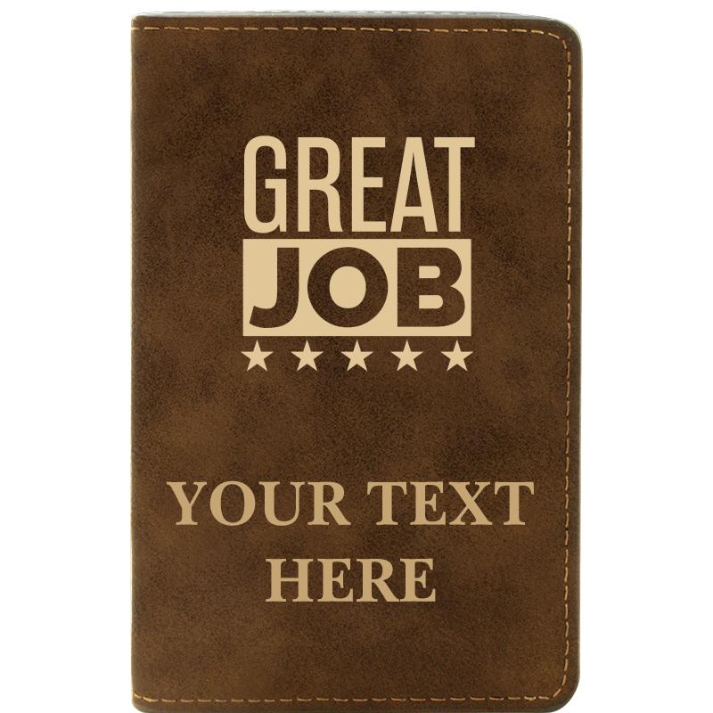 LEATHER WINE SET RUSTIC 2 PC