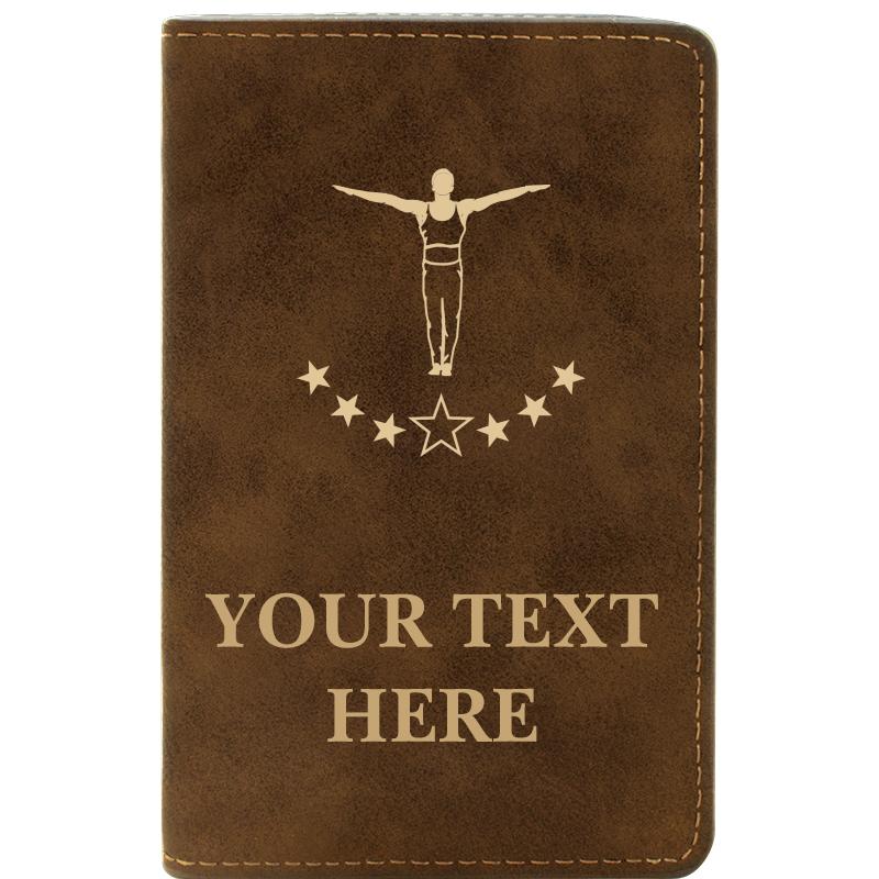 LEATHER WINE SET RUSTIC 2 PC