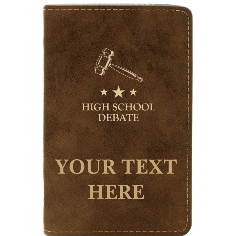 LEATHER WINE SET RUSTIC 2 PC