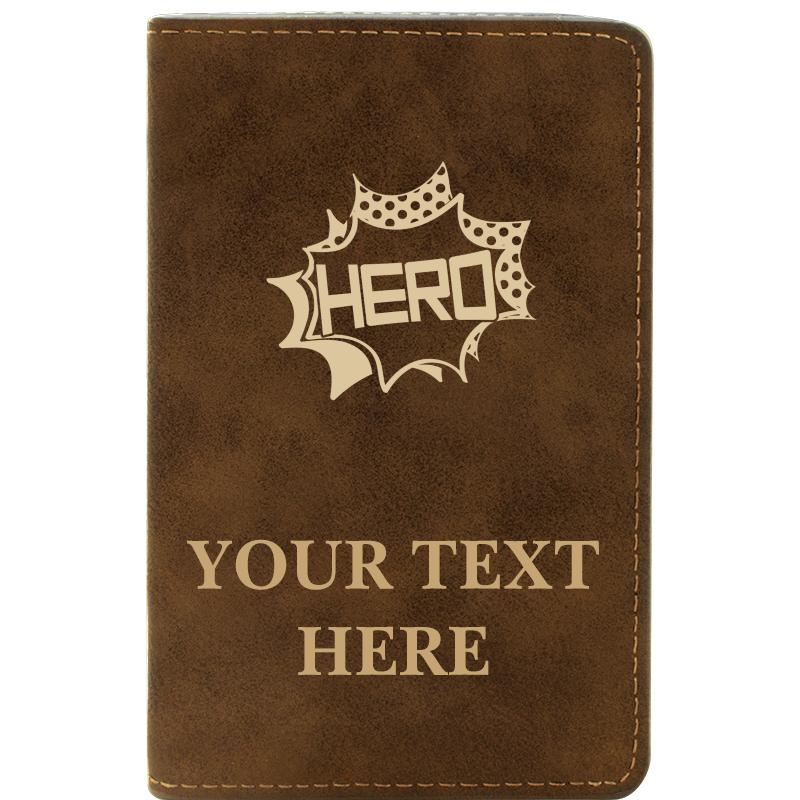 LEATHER WINE SET RUSTIC 2 PC