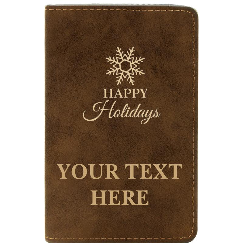 LEATHER WINE SET RUSTIC 2 PC