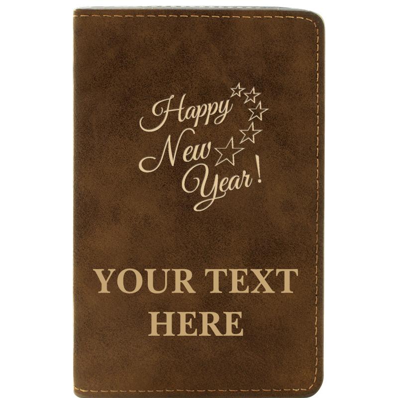 LEATHER WINE SET RUSTIC 2 PC