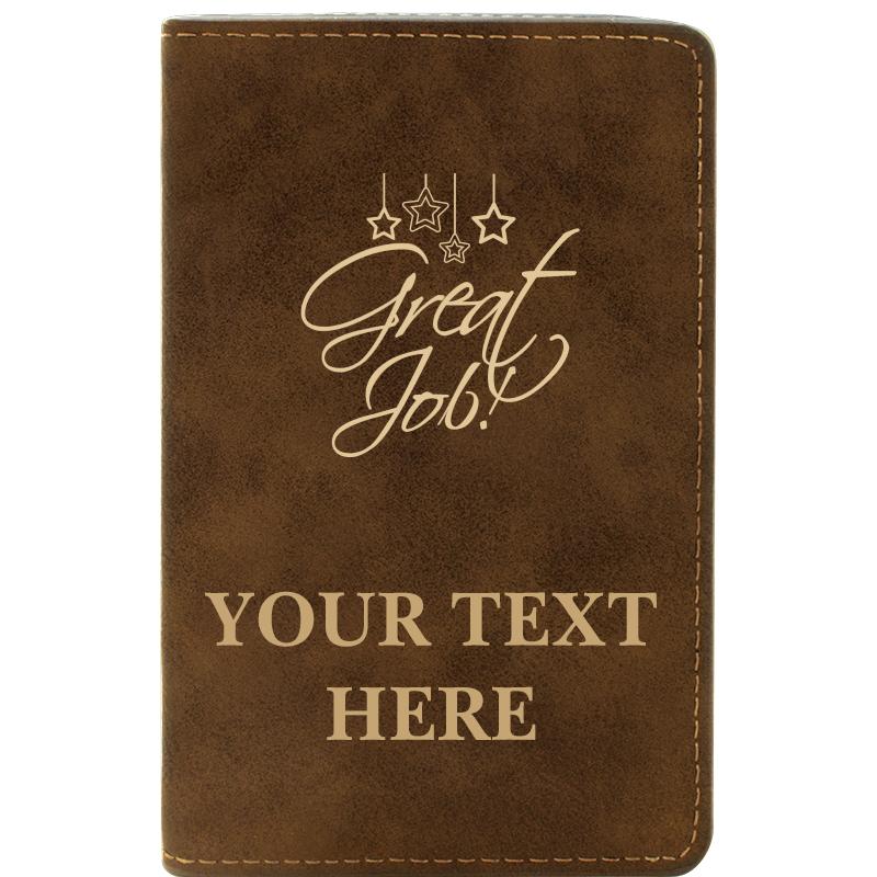 LEATHER WINE SET RUSTIC 2 PC