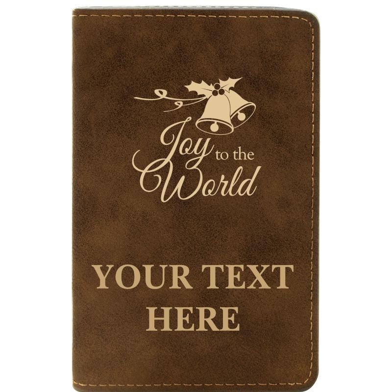 LEATHER WINE SET RUSTIC 2 PC