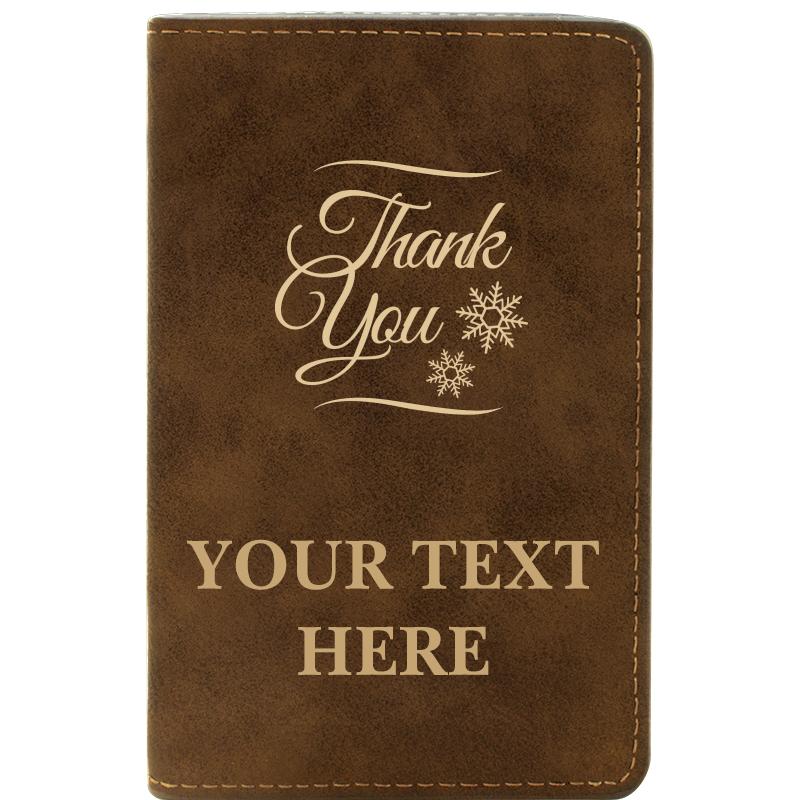 LEATHER WINE SET RUSTIC 2 PC