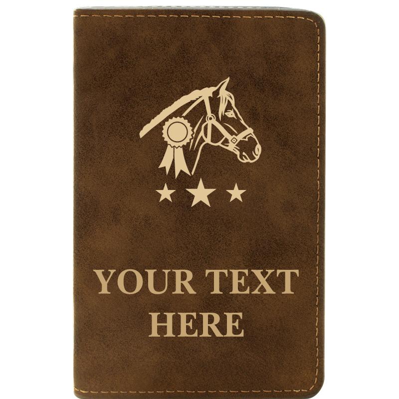 LEATHER WINE SET RUSTIC 2 PC