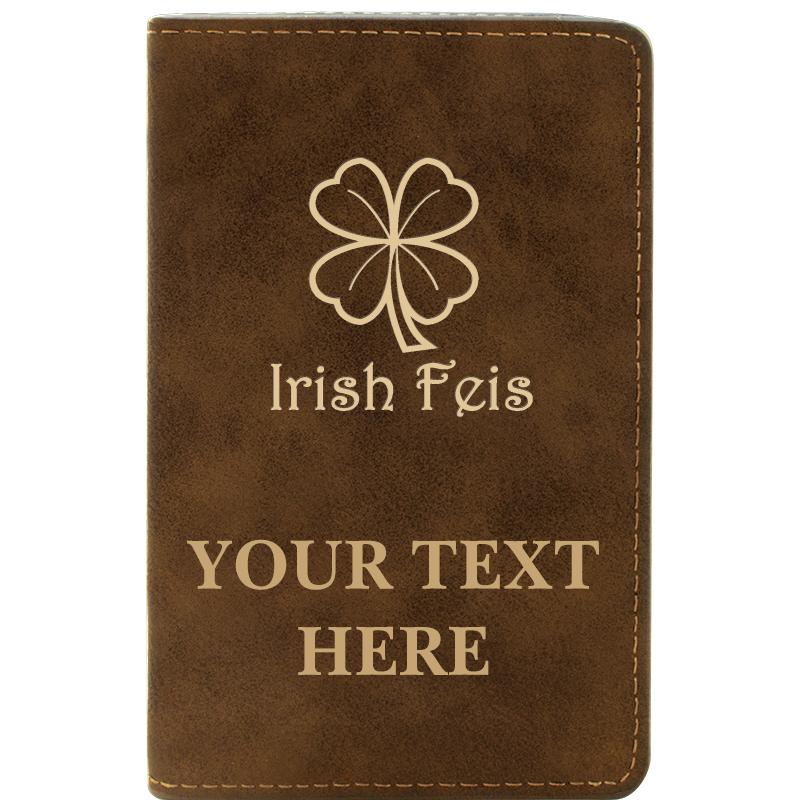 LEATHER WINE SET RUSTIC 2 PC