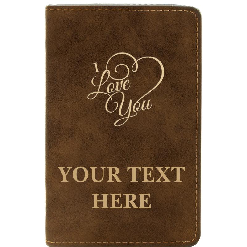 LEATHER WINE SET RUSTIC 2 PC