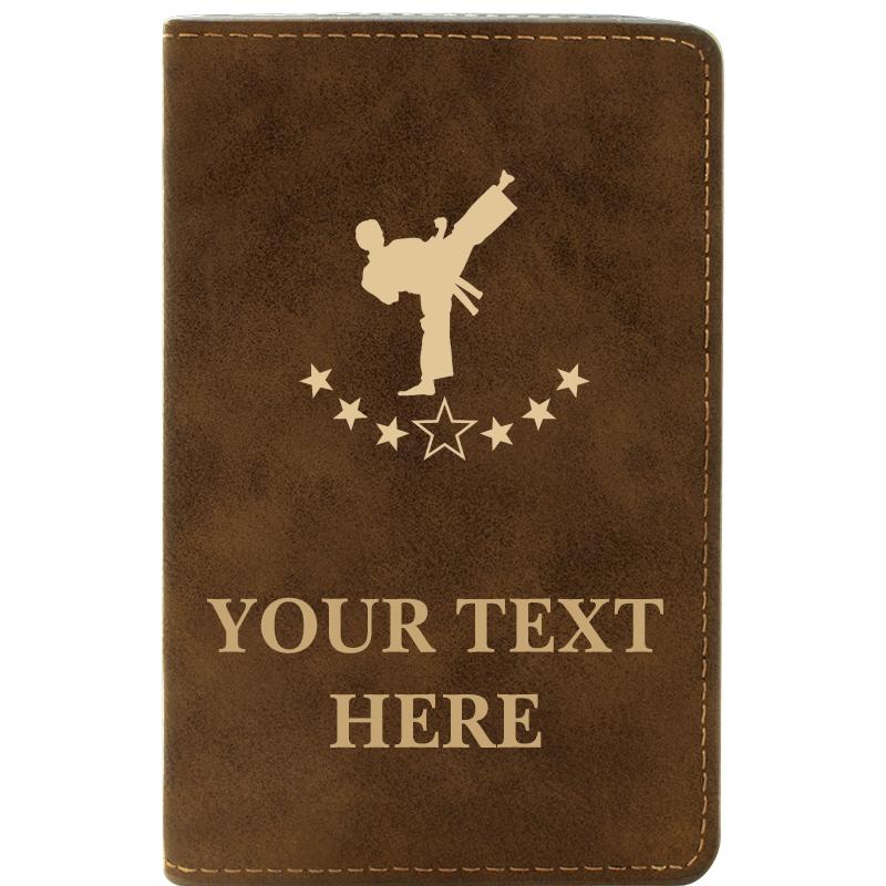 LEATHER WINE SET RUSTIC 2 PC