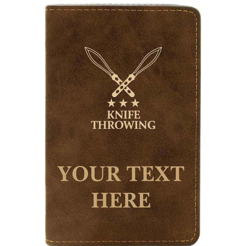 LEATHER WINE SET RUSTIC 2 PC