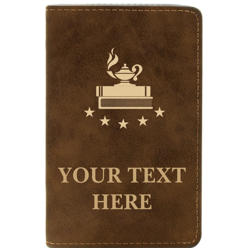 LEATHER WINE SET RUSTIC 2 PC