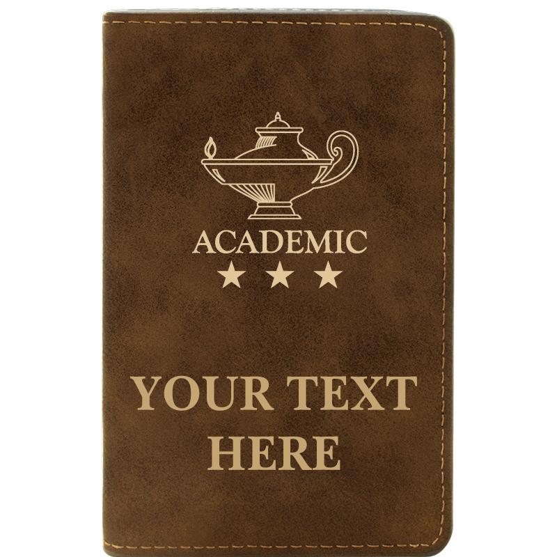 LEATHER WINE SET RUSTIC 2 PC