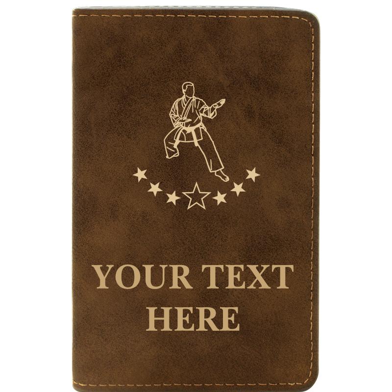 LEATHER WINE SET RUSTIC 2 PC