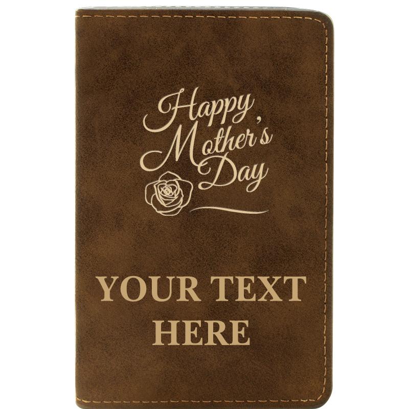 LEATHER WINE SET RUSTIC 2 PC