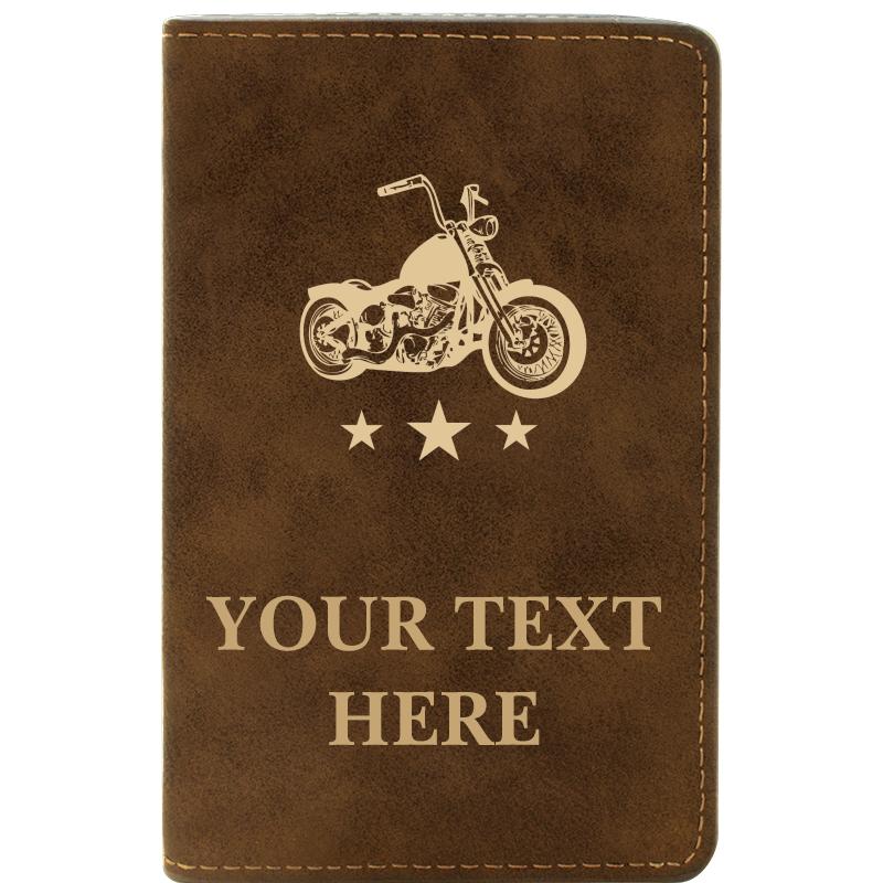 LEATHER WINE SET RUSTIC 2 PC