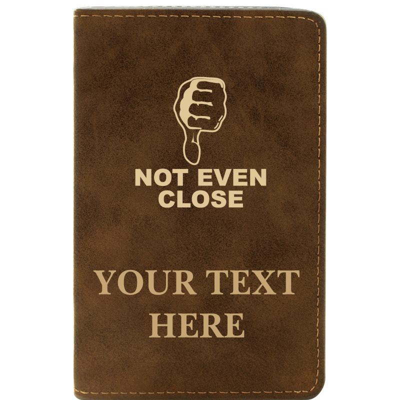 LEATHER WINE SET RUSTIC 2 PC