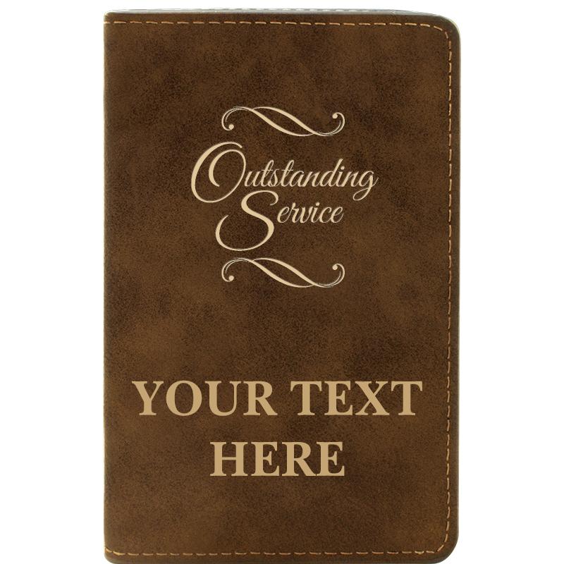 LEATHER WINE SET RUSTIC 2 PC