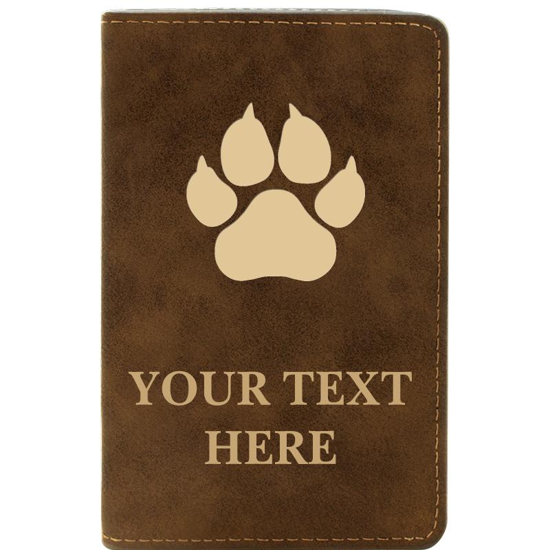 LEATHER WINE SET RUSTIC 2 PC