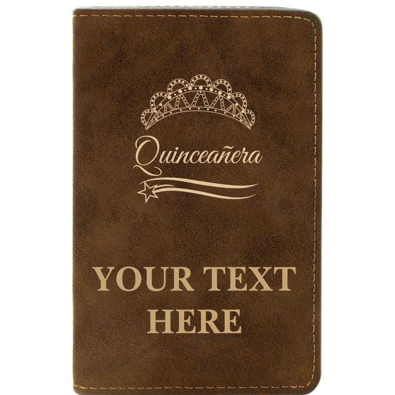 LEATHER WINE SET RUSTIC 2 PC