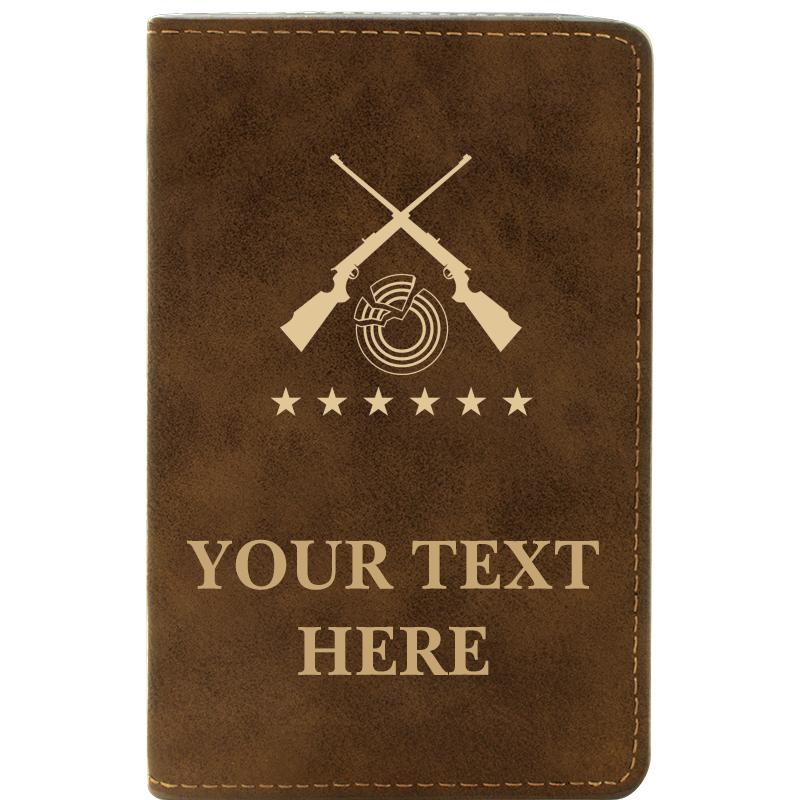 LEATHER WINE SET RUSTIC 2 PC