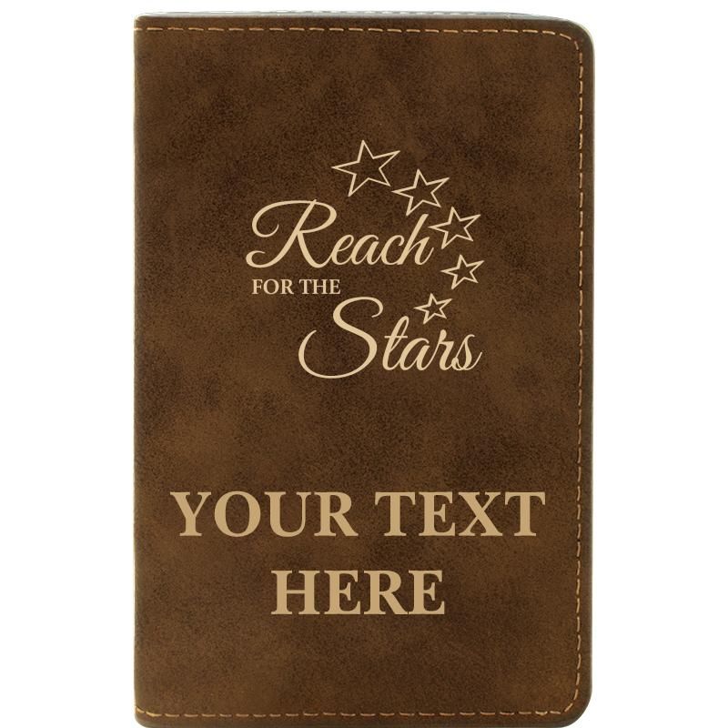 LEATHER WINE SET RUSTIC 2 PC