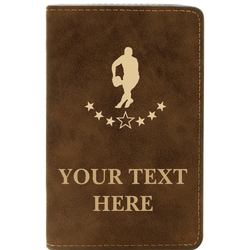 LEATHER WINE SET RUSTIC 2 PC