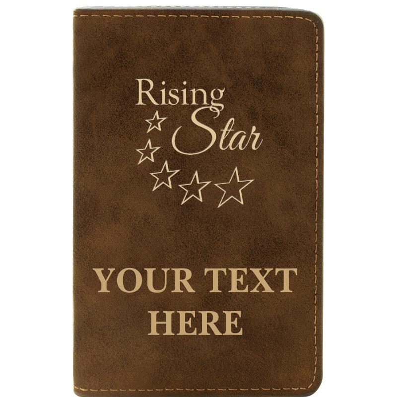 LEATHER WINE SET RUSTIC 2 PC