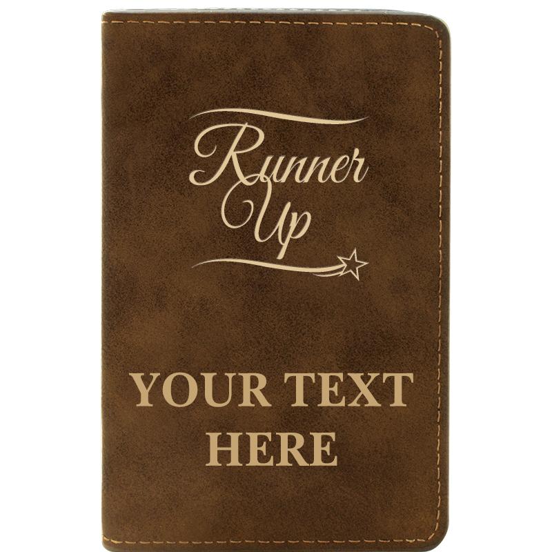 LEATHER WINE SET RUSTIC 2 PC