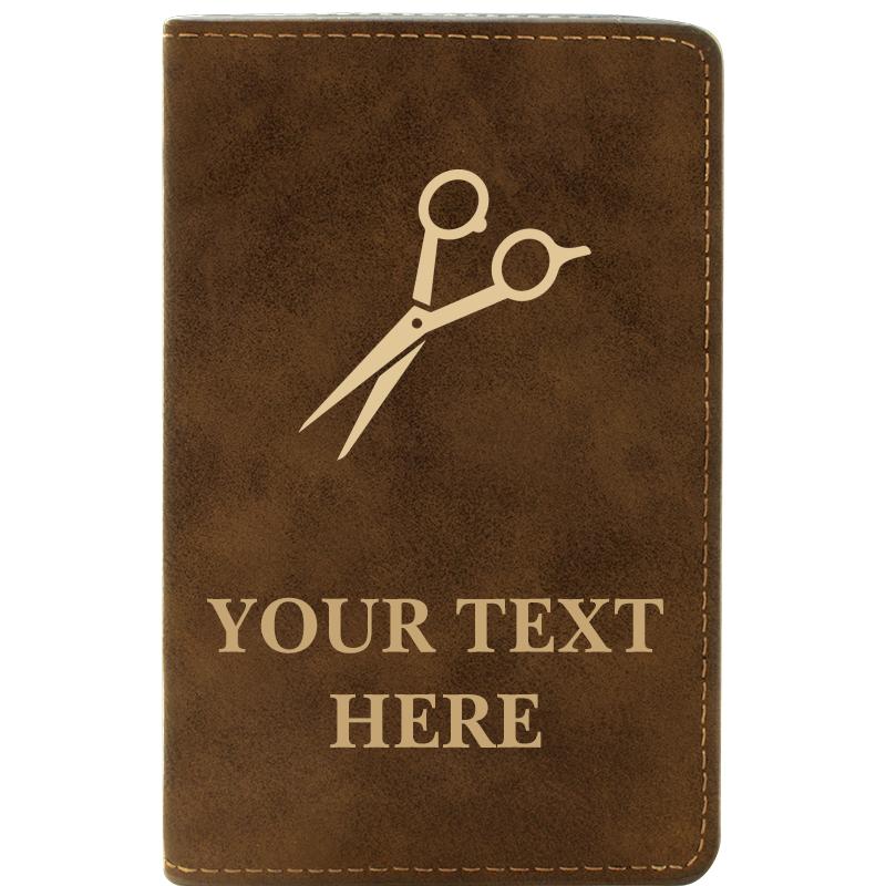 LEATHER WINE SET RUSTIC 2 PC