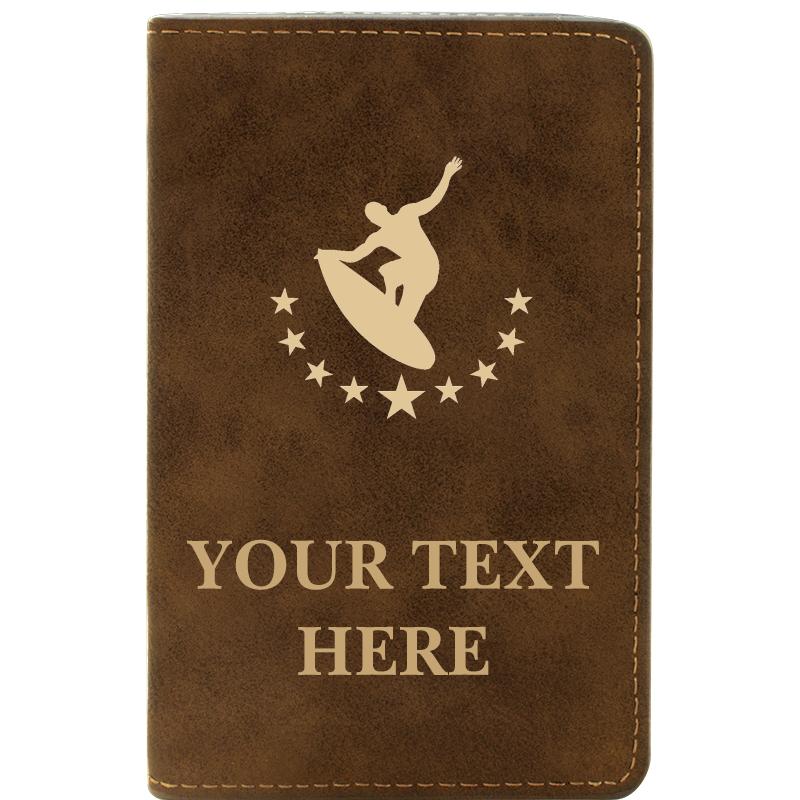 LEATHER WINE SET RUSTIC 2 PC