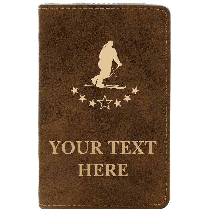 LEATHER WINE SET RUSTIC 2 PC