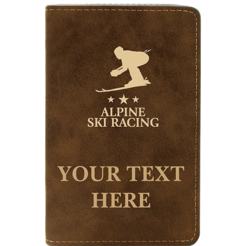 LEATHER WINE SET RUSTIC 2 PC