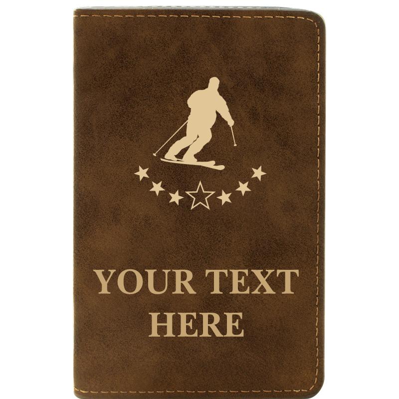 LEATHER WINE SET RUSTIC 2 PC