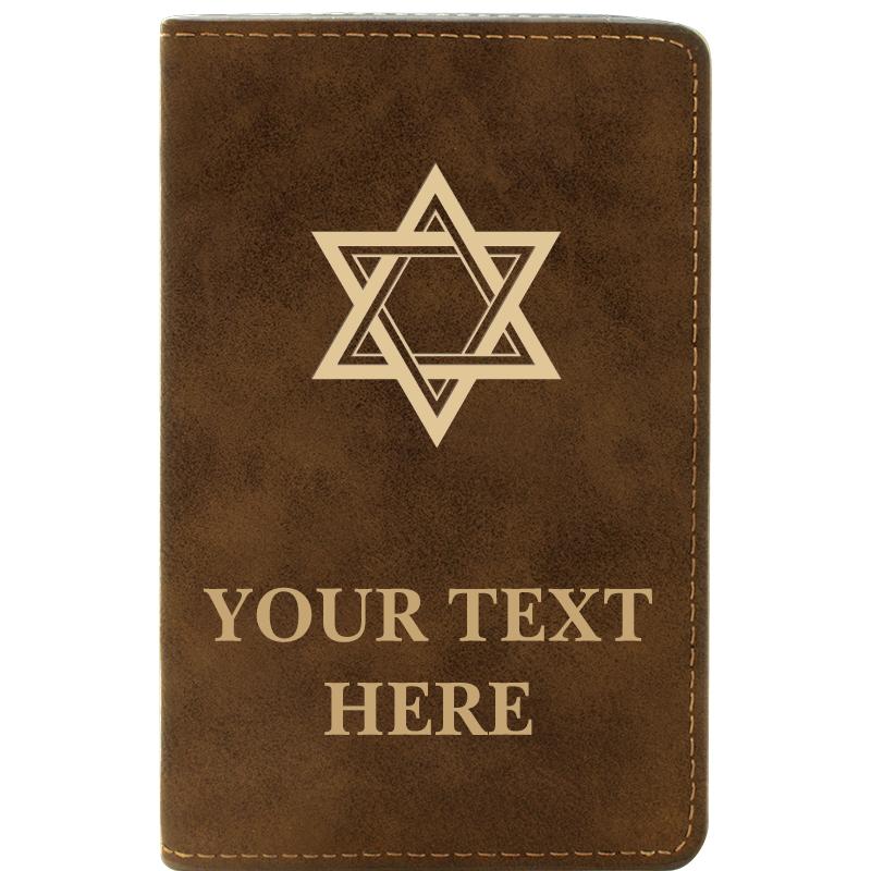 LEATHER WINE SET RUSTIC 2 PC