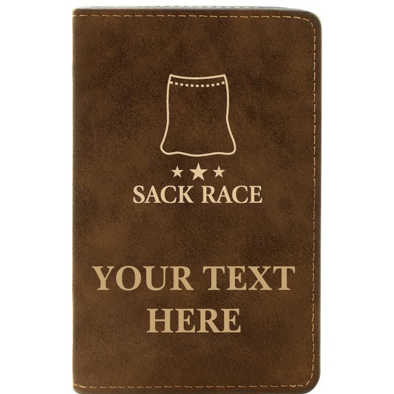 LEATHER WINE SET RUSTIC 2 PC