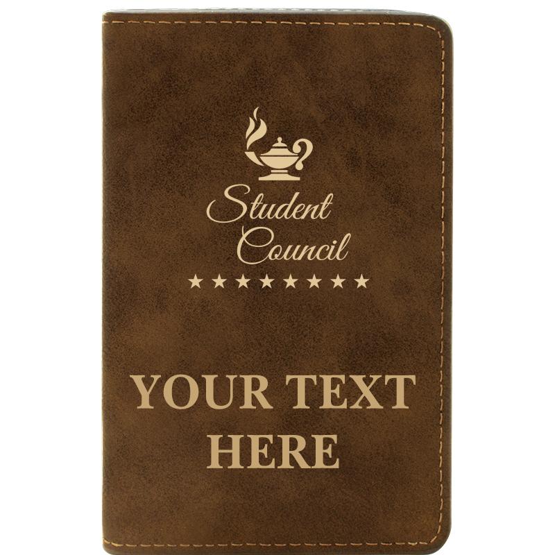 LEATHER WINE SET RUSTIC 2 PC