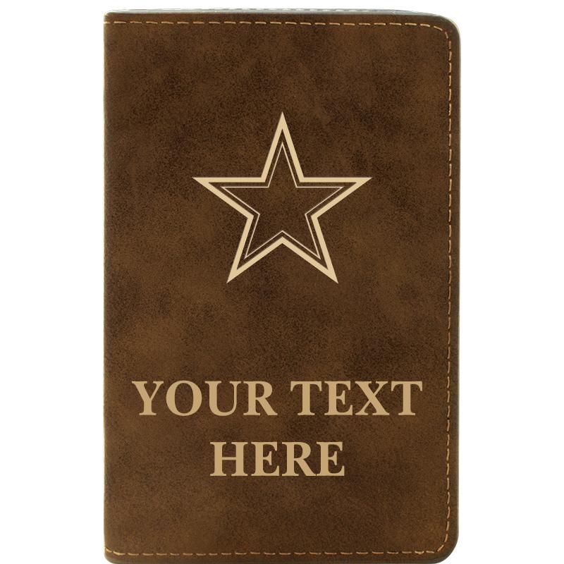 LEATHER WINE SET RUSTIC 2 PC