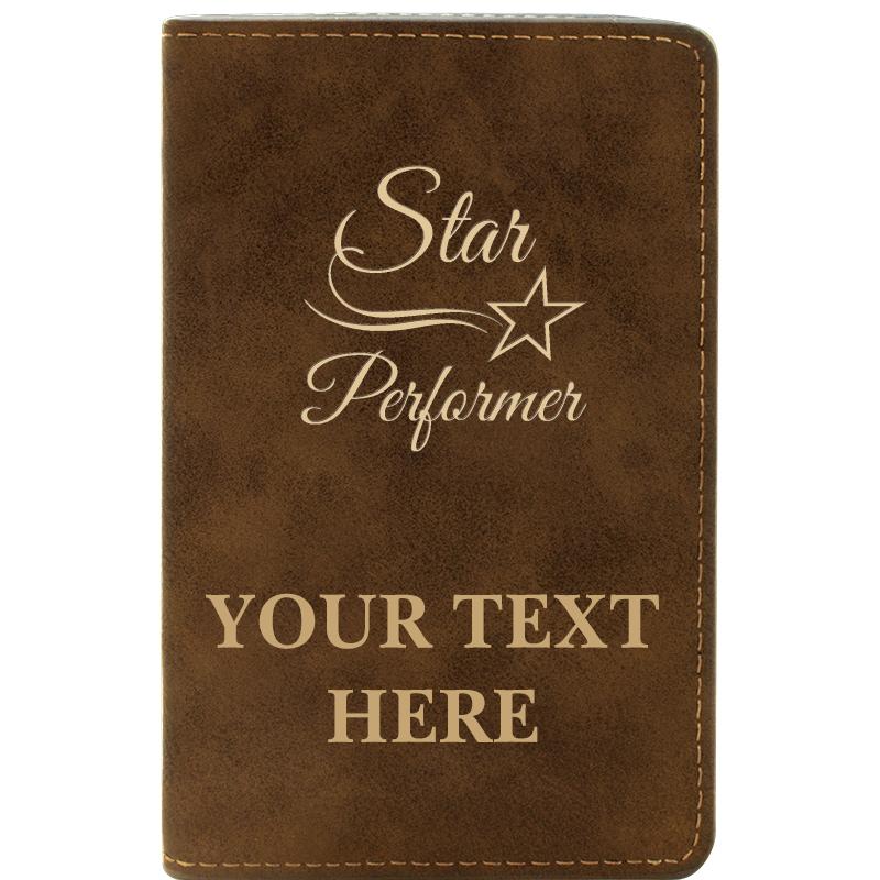 LEATHER WINE SET RUSTIC 2 PC