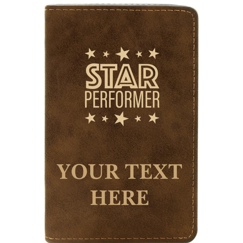 LEATHER WINE SET RUSTIC 2 PC