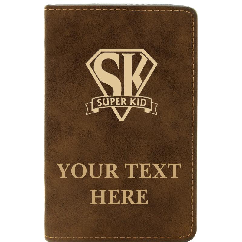 LEATHER WINE SET RUSTIC 2 PC