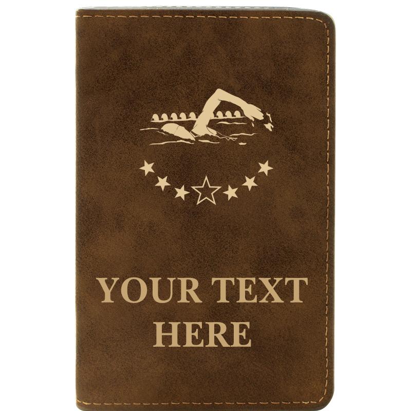 LEATHER WINE SET RUSTIC 2 PC