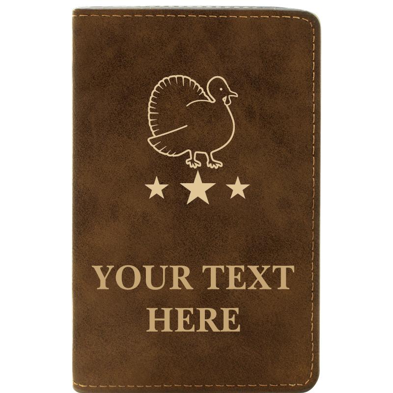 LEATHER WINE SET RUSTIC 2 PC