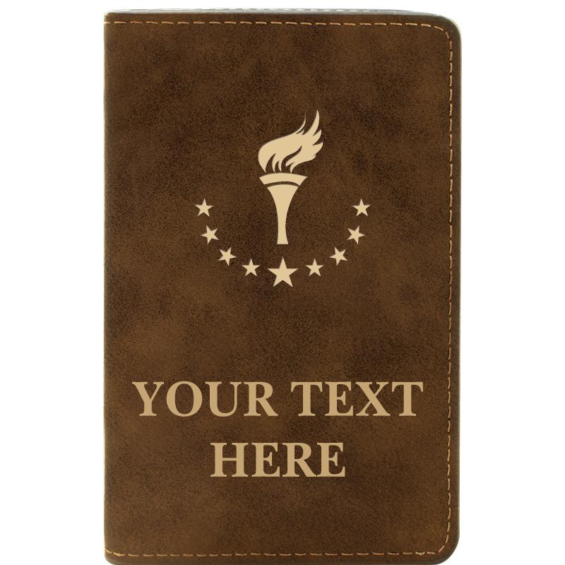 LEATHER WINE SET RUSTIC 2 PC