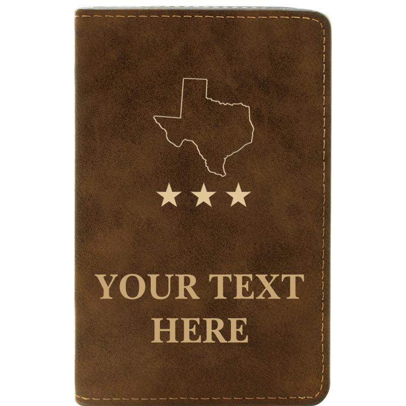 LEATHER WINE SET RUSTIC 2 PC