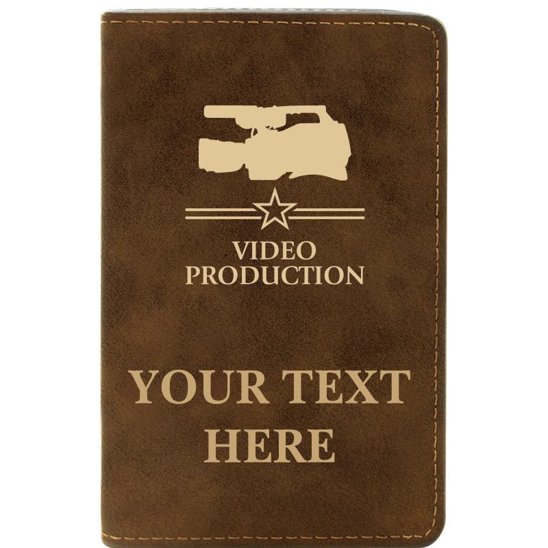 LEATHER WINE SET RUSTIC 2 PC